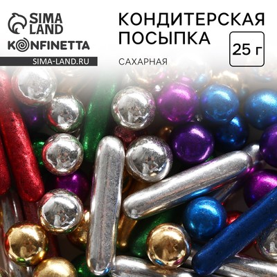 УЦЕНКА Кондитерская посыпка "Яркая радуга №3", 25 гр