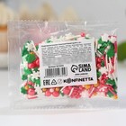 KONFINETTA Кондитерская посыпка фигурная сахарная «Сказочный Новый год: снежинки, елочки»: белая, зеленая, красная, золотая, 25 г. - Фото 2