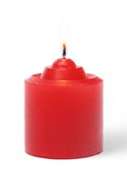 Свеча для БДСМ «Роза», красная, низкотемпературный воск, 3.2 см - Фото 2