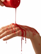 Свеча для БДСМ «Роза», красная, низкотемпературный воск, 3.2 см - Фото 3