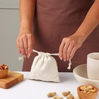 Мешочек для хранения Доляна, 14×14 см, лён - Фото 7