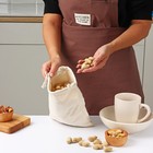 Мешочек для хранения Доляна, 19×22 см, лён - Фото 4