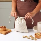 Мешочек для хранения Доляна, 19×22 см, лён - Фото 7