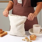 Мешочек для хранения Доляна, 25×30 см, лён - Фото 4