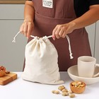 Мешочек для хранения Доляна, 25×30 см, лён - Фото 5