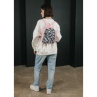 Рюкзак текстильный "Зебра", 27*10*23 см, розовый - Фото 11