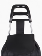 Сумка-тележка хозяйственная на шнуре, 28×18×94 см, чёрная - Фото 6