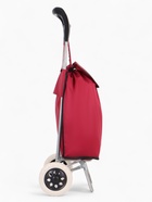 Сумка-тележка хозяйственная на шнуре, 28×18×94 см, бордовая - Фото 4