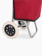 Сумка-тележка хозяйственная на шнуре, 28×18×94 см, бордовая - Фото 7