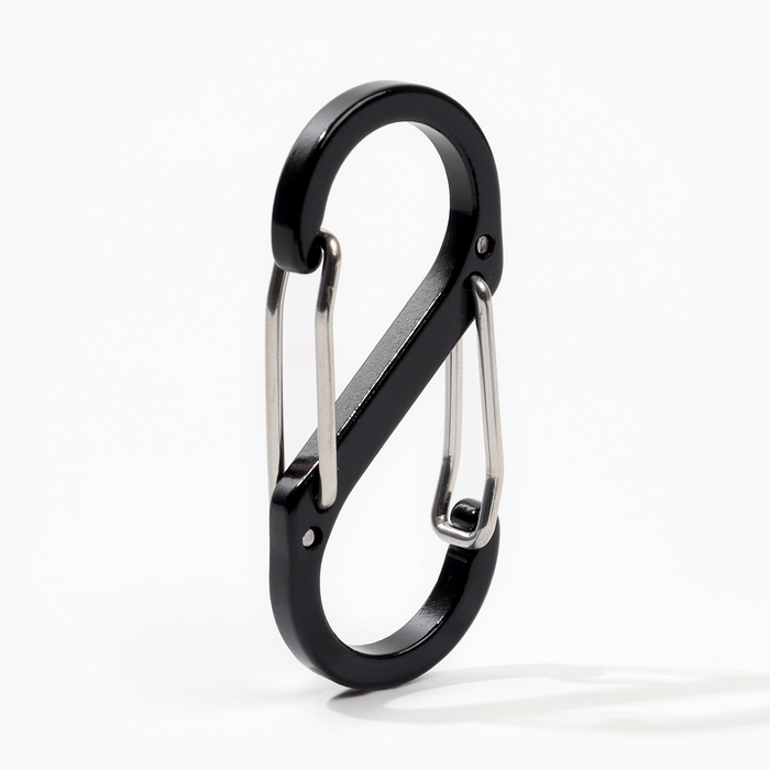 Карабин S-образный, 5 см, МИКС - Фото 1