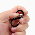 Карабин S-образный, 5 см, МИКС - Фото 3