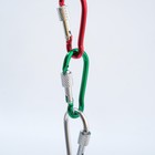 Карабин с муфтой 4,5см, микс (комплект 10 шт) - фото 39803435