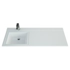 Раковина Uperwood Cosmos, над стиральной машиной, 120 см, левая - Фото 3