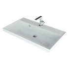 Тумба с раковиной Uperwood Tanos 90 см, подвесная, черная - Фото 9