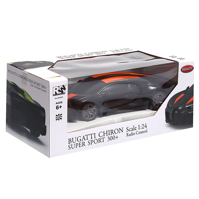 Машина радиоуправляемая Bugatti Chiron super sport, 1:24, цвет МИКС 58729