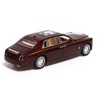Машина металлическая Rolls-Royce Phantom, 1:24, открываются двери, капот, багажник, цвет бордовый - фото 24440964