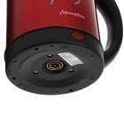 Чайник электрический "Матрёна" MA-005, металл, 2 л, 1500 Вт, красный с рисунком "Хохлома" - фото 9175666