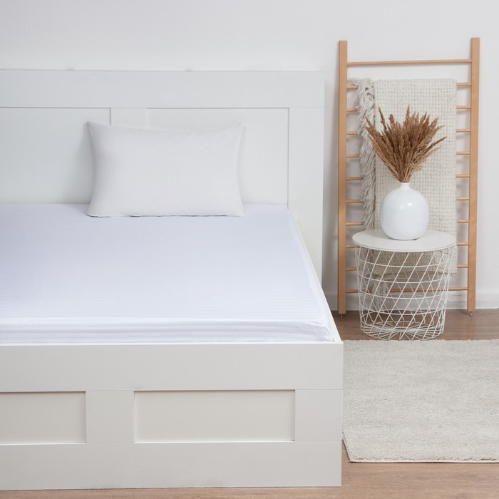 Простыня 1.5-спальная «Этель» Hotel, 150×215±3 см, страйп-сатин, хлопок 100% - Фото 1