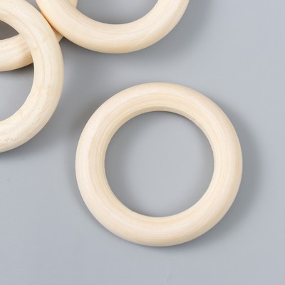 Кольца деревянные d=45 мм (набор 4 шт.) без покрытия