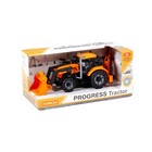 Экскаватор-погрузчик «Прогресс» инерционный, цвет оранжевый - фото 3227849