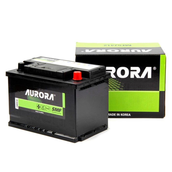 Аккумулятор AURORA DIN MF-57413 L3, 74 Ah, 680 A, 277x174x190, прямая полярность