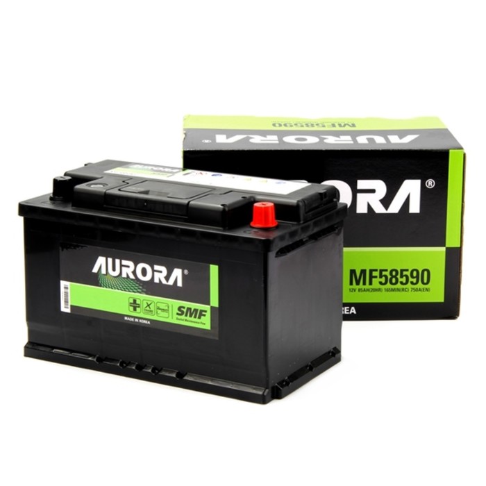 Аккумулятор AURORA DIN MF-58590 L4, 85 Ah, 750 A, 315x174x190, обратная полярность