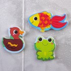 Игрушки для ванны Крошка Я «На пруду», в наборе 5 шт. - Фото 4