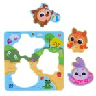 Игрушки для ванны Крошка Я «Кругляшики», мягкий пазл, сачок, набор 5 шт. - Фото 4