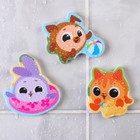 Игрушки для ванны Крошка Я «Кругляшики», мягкий пазл, сачок, набор 5 шт. - Фото 7