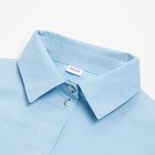 Костюм женский (рубашка, шорты) MINAKU: Oversize цвет голубой, размер 46 - Фото 11