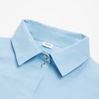 Костюм женский (рубашка, шорты) MINAKU: Oversize цвет голубой, размер 48 - Фото 11