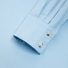 Костюм женский (рубашка, шорты) MINAKU: Oversize цвет голубой, размер 48 - Фото 12