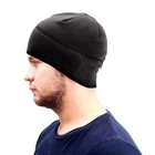 Шапка, флис, цвет чёрный - фото 24515101