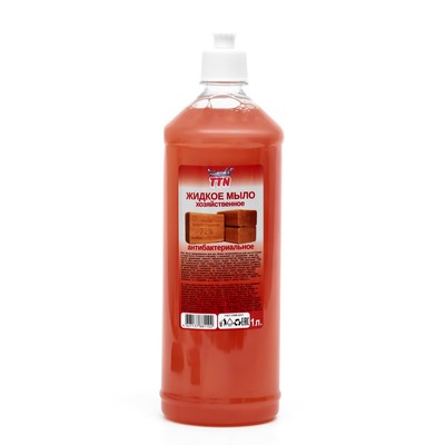Мыло жидкое TITAN «Хозяйственное», с антибактериальным эффектом, пуш-пул, 1 л