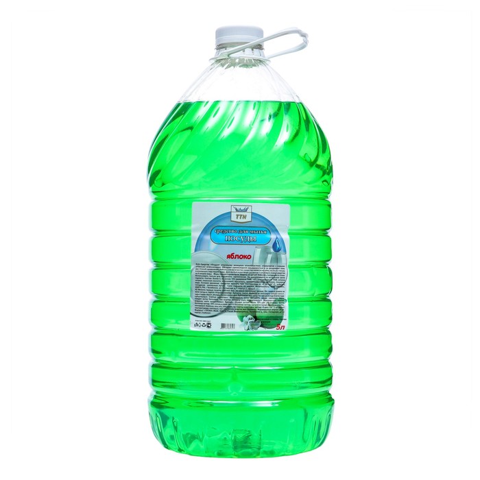 Средство для мытья посуды TITAN, гель с глицерином, яблоко, 5 л - Фото 1