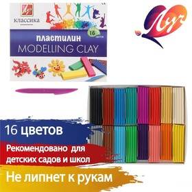 {{photo.Alt || photo.Description || 'УЦЕНКА Пластилин 16 цветов 320 г "Классика"'}}