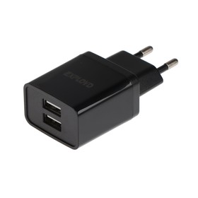 Сетевое зарядное устройство Exployd EX-Z-610, 2 USB, 3.1 А, черное