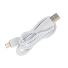 Сетевое зарядное устройство Exployd EX-Z-467, 2 USB, 3.1 А, кабель Lightning, 1 м, белое - фото 9069464