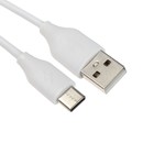 Сетевое зарядное устройство Exployd EX-Z-1425, 2 USB, 2.4 А, кабель Type-C, 1 м, белое - Фото 2