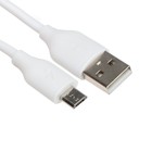 Сетевое зарядное устройство Exployd EX-Z-1423, 2 USB, 2.4 А, кабель microUSB, 1 м, белое - Фото 2