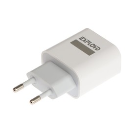 

Сетевое зарядное устройство Exployd EX-Z-1380, USB Type-C, 3 А, 20Вт, быстрая зарядка, белое
