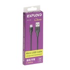 Кабель Exployd EX-K-480, microUSB - USB, 1 м, черный - фото 51458478 Кабель Exployd EX-K-480, microUSB - USB, 1 м, черный - фото 51458478