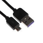 Кабель Exployd EX-K-1389, microUSB - USB, 2.4 А, 2 м, силиконовая оплетка, черный - фото 319174802