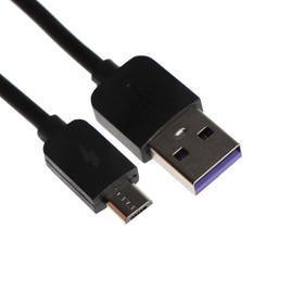 Кабель Exployd EX-K-1389, microUSB - USB, 2.4 А, 2 м, силиконовая оплетка, черный 9393028