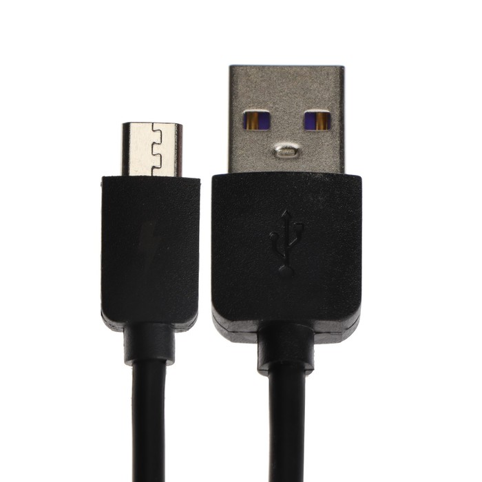 Кабель Exployd EX-K-1389, microUSB - USB, 2.4 А, 2 м, силиконовая оплетка, черный - фото 51458519