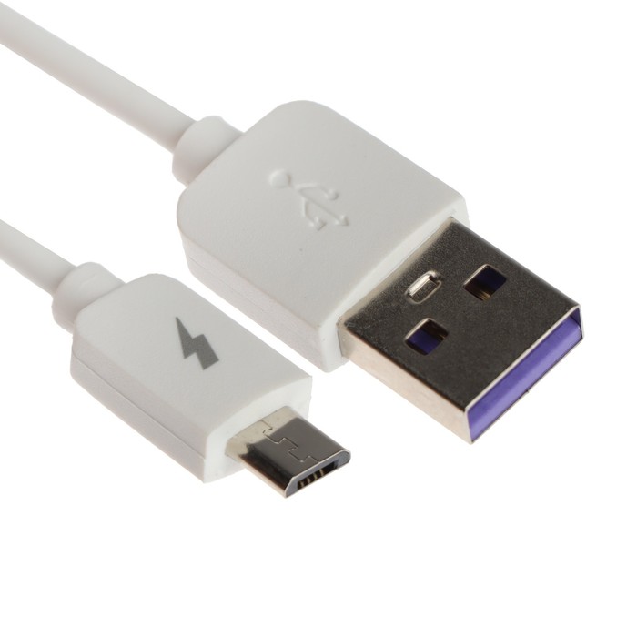 Кабель Exployd EX-K-1388, microUSB - USB, 2.4 А, 0.25 м, силиконовая оплетка, белый - фото 51458525