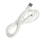 Кабель Exployd EX-K-1384, Lightning - USB, 2.4 А, 2 м, силиконовая оплетка, белый 9393033 - фото 14348273