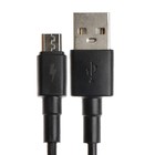 Кабель Exployd EX-K-1148, microUSB - USB, 2 А, 1 м, зарядка + передача данных, черный - Фото 2