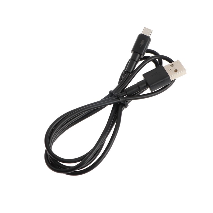 Кабель Exployd EX-K-1148, microUSB - USB, 2 А, 1 м, зарядка + передача данных, черный - фото 51458556