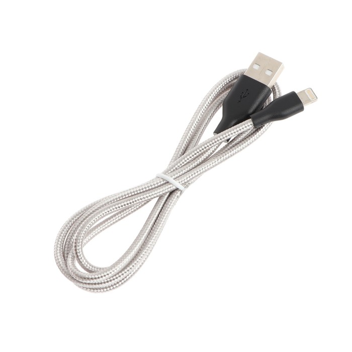 Кабель Exployd Classic EX-K-496, Lightning - USB, 1 м, серый - фото 51458561